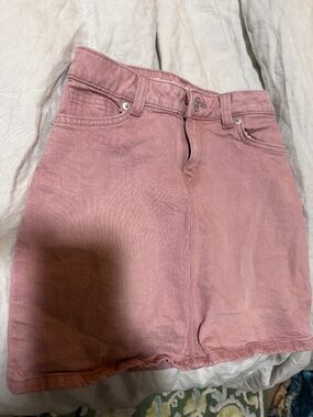 Kids Jean skirt - Mauv color size M — NWOT